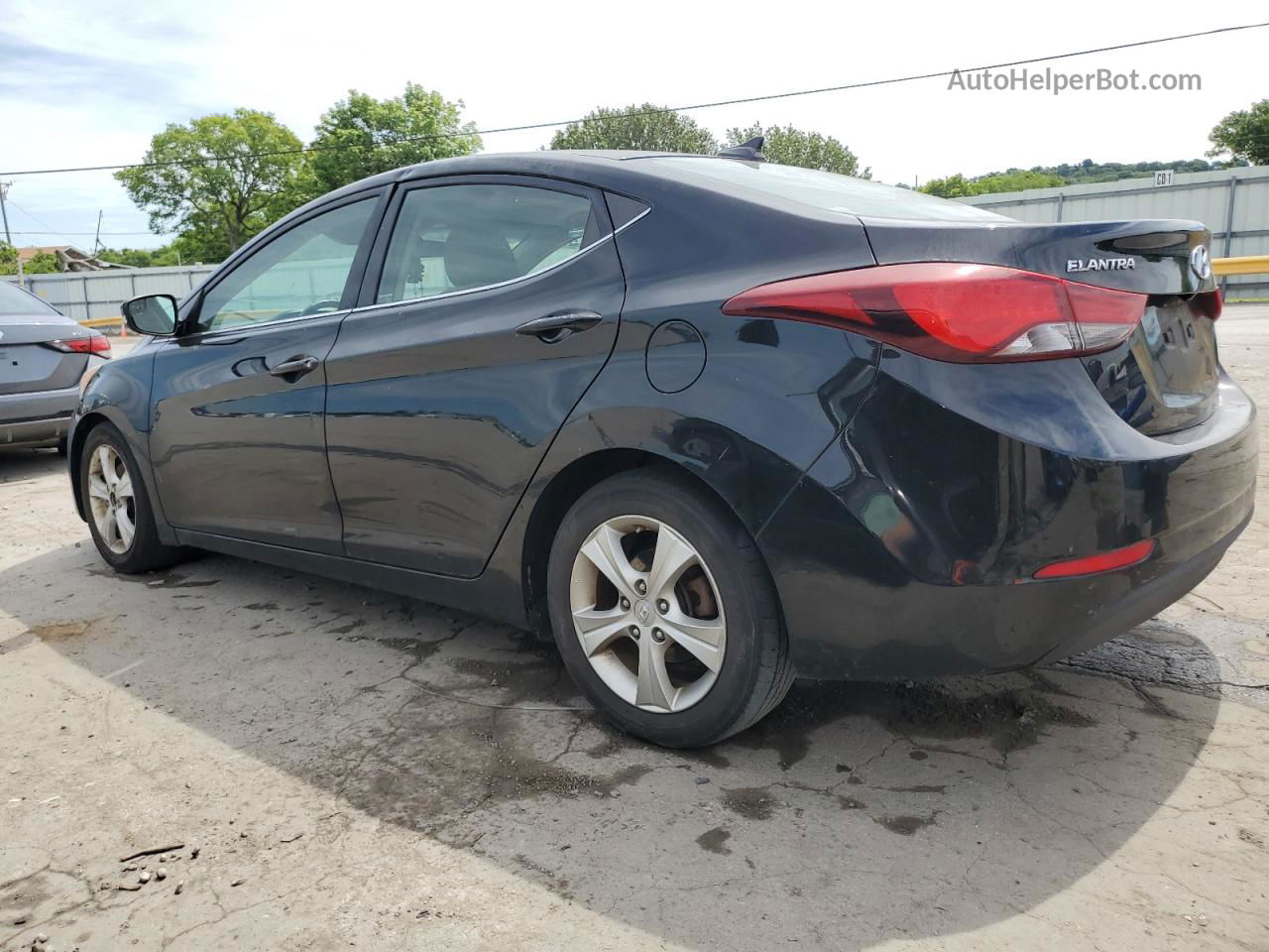 2016 Hyundai Elantra Se Черный vin: 5NPDH4AE4GH674029