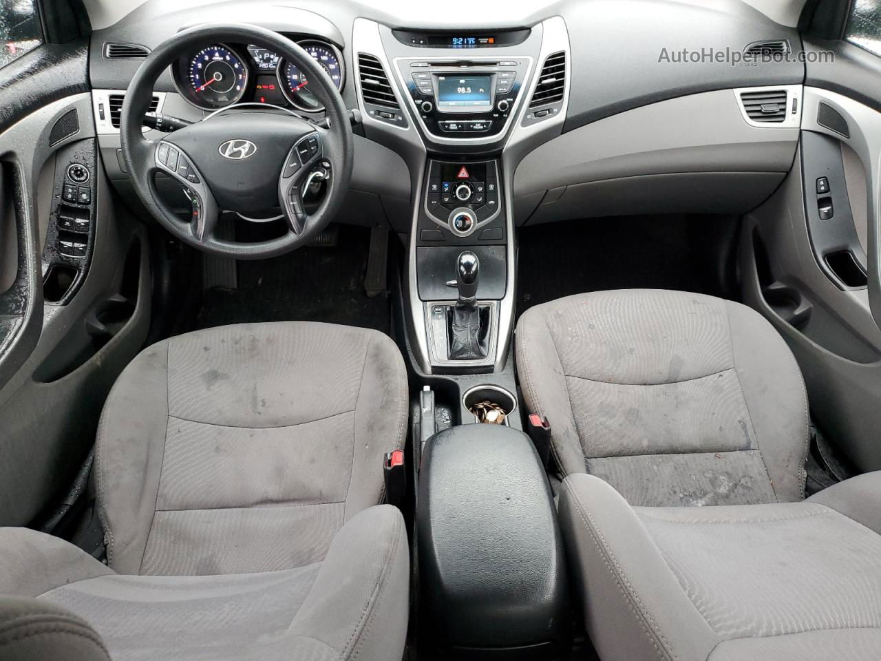 2016 Hyundai Elantra Se Черный vin: 5NPDH4AE4GH693762