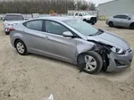 2016 Hyundai Elantra Se Gray vin: 5NPDH4AE4GH694314