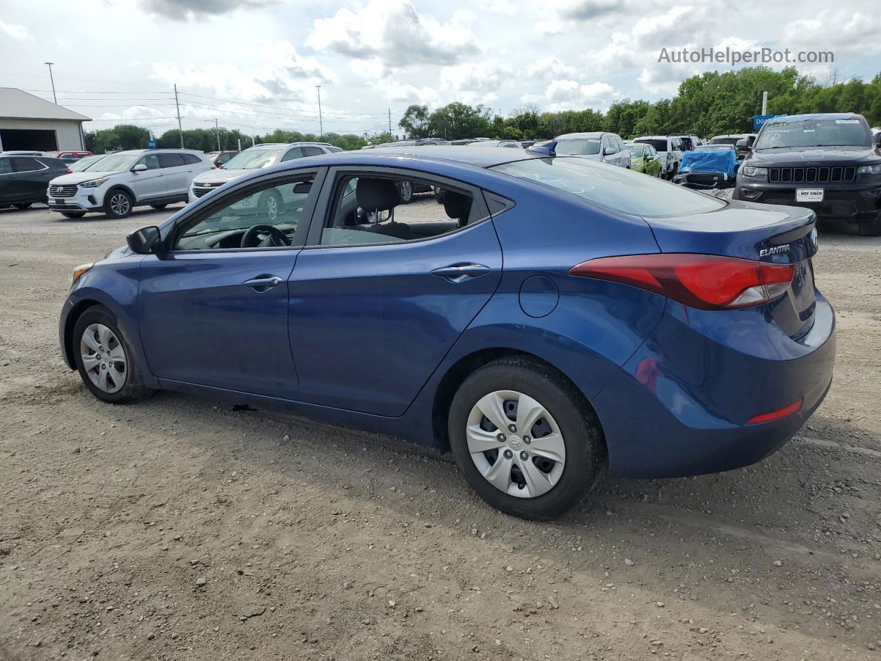 2016 Hyundai Elantra Se Blue vin: 5NPDH4AE4GH715565