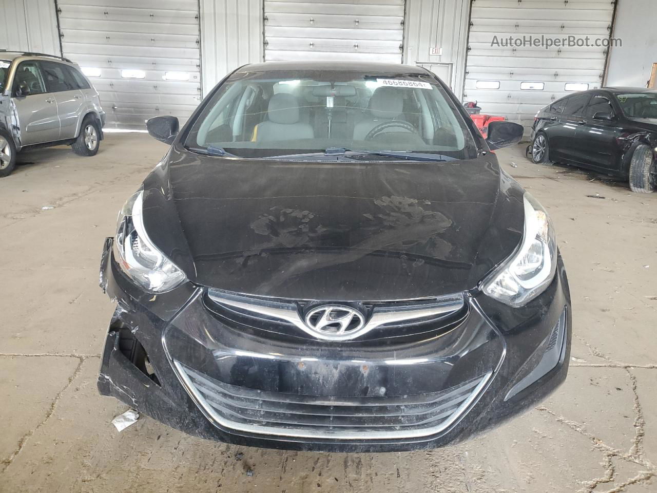 2016 Hyundai Elantra Se Black vin: 5NPDH4AE4GH718790