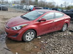 2016 Hyundai Elantra Se Red vin: 5NPDH4AE4GH733466