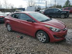 2016 Hyundai Elantra Se Red vin: 5NPDH4AE4GH733466