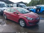 2016 Hyundai Elantra Se Красный vin: 5NPDH4AE4GH733886