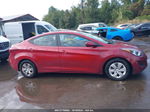 2016 Hyundai Elantra Se Red vin: 5NPDH4AE4GH733886