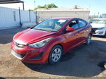 2016 Hyundai Elantra Se Красный vin: 5NPDH4AE4GH734374