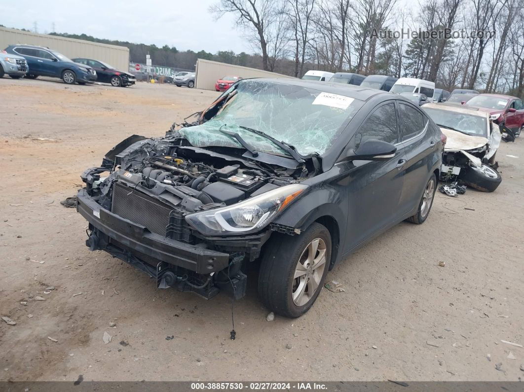 2016 Hyundai Elantra Value Edition Black vin: 5NPDH4AE4GH736397