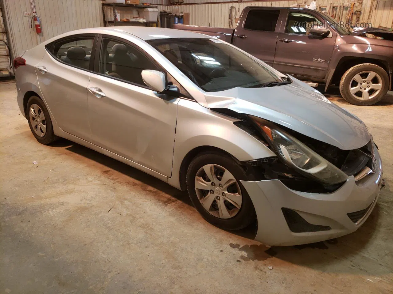 2016 Hyundai Elantra Se Silver vin: 5NPDH4AE4GH745150