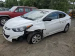 2016 Hyundai Elantra Se White vin: 5NPDH4AE4GH766600