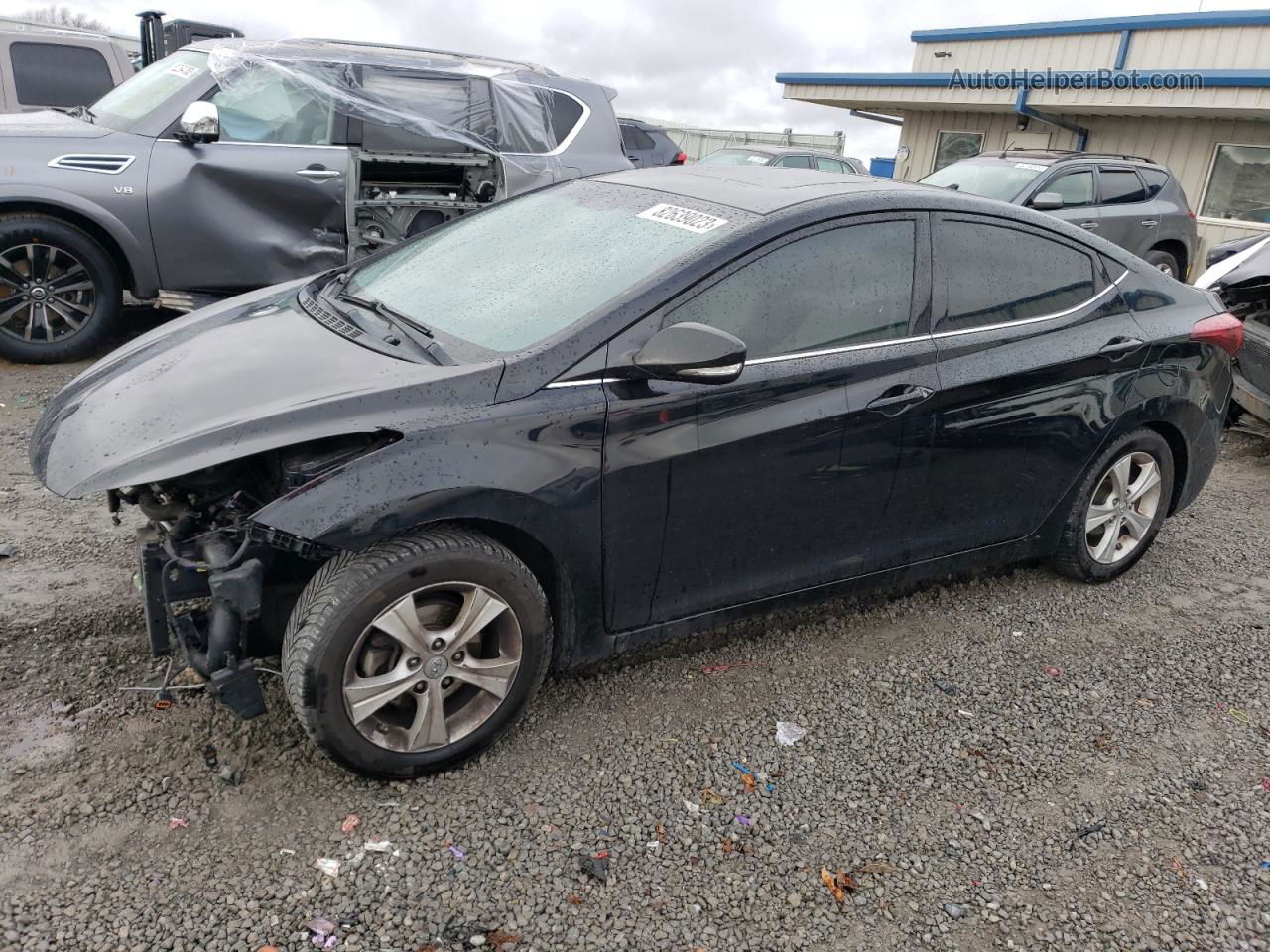 2016 Hyundai Elantra Se Black vin: 5NPDH4AE4GH770792