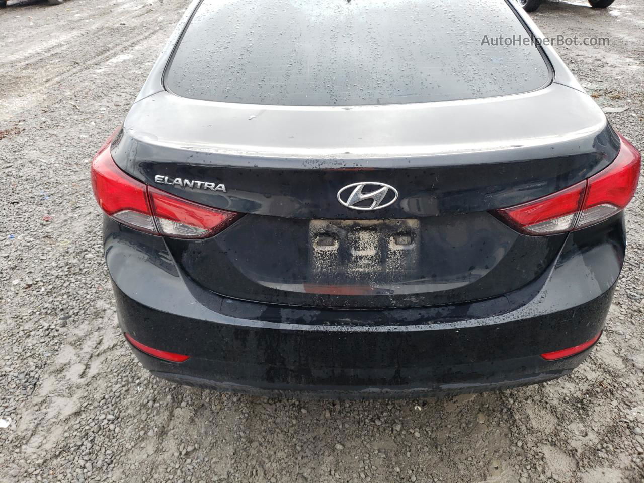 2016 Hyundai Elantra Se Черный vin: 5NPDH4AE4GH770792