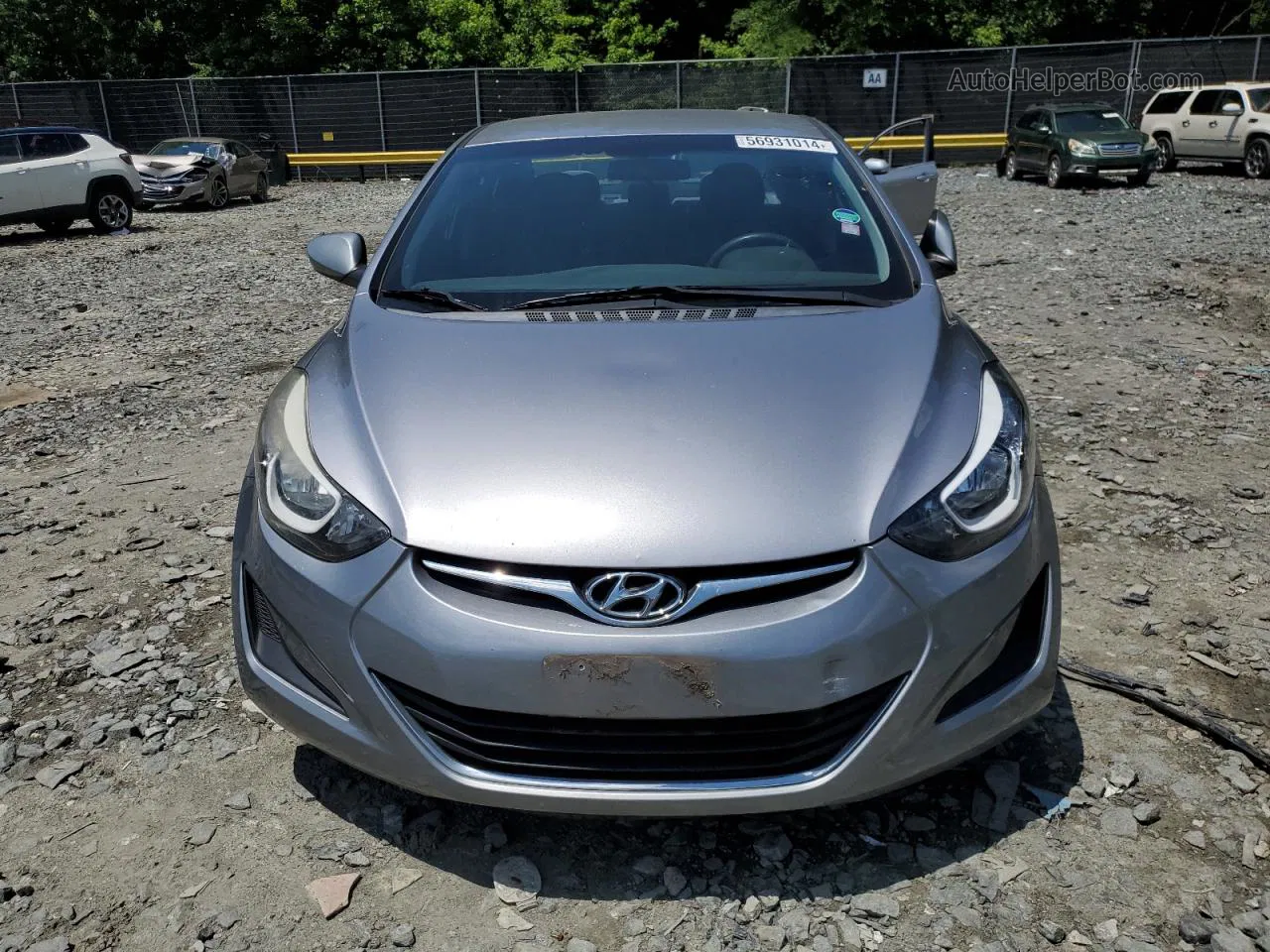 2016 Hyundai Elantra Se Silver vin: 5NPDH4AE4GH770842