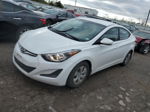 2016 Hyundai Elantra Se White vin: 5NPDH4AE4GH775040