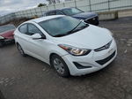 2016 Hyundai Elantra Se White vin: 5NPDH4AE4GH775040