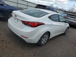 2016 Hyundai Elantra Se White vin: 5NPDH4AE4GH775040