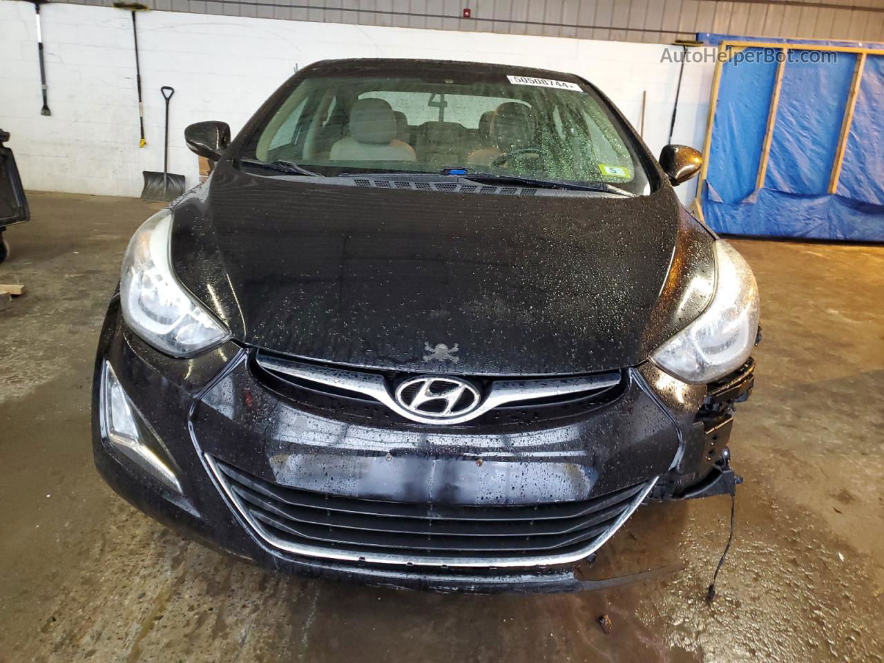 2016 Hyundai Elantra Se Black vin: 5NPDH4AE4GH775488