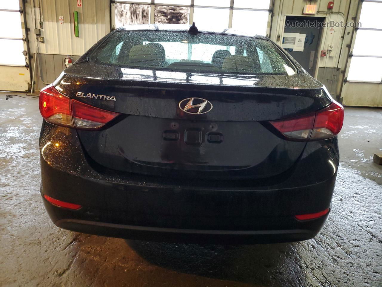 2016 Hyundai Elantra Se Black vin: 5NPDH4AE4GH775488