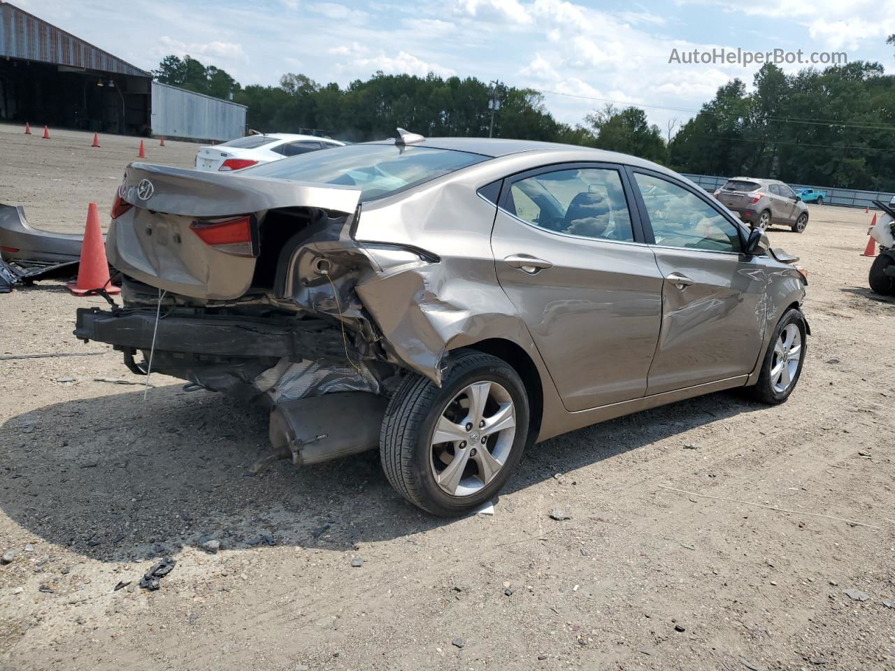 2016 Hyundai Elantra Se Tan vin: 5NPDH4AE4GH783719