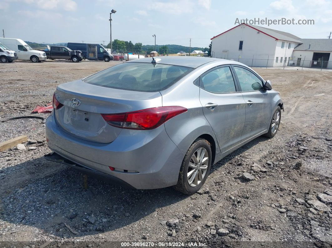 2016 Hyundai Elantra Se Серебряный vin: 5NPDH4AE4GH788385