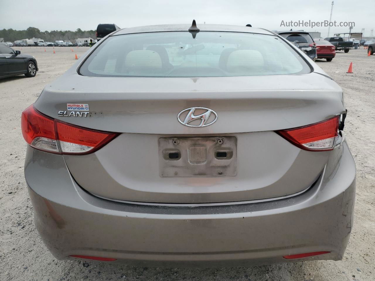 2011 Hyundai Elantra Gls Tan vin: 5NPDH4AE5BH013411