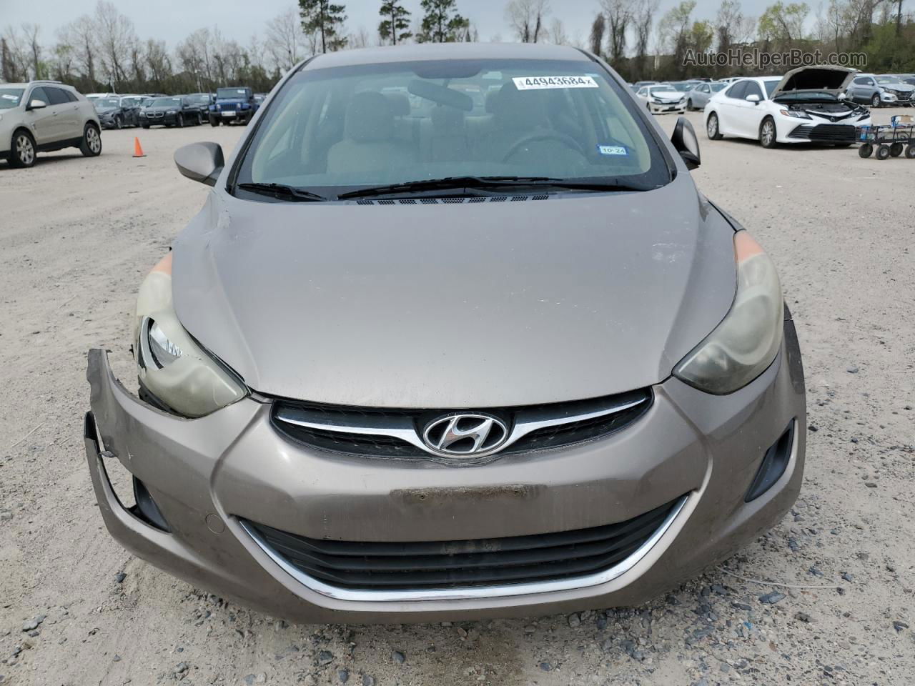 2011 Hyundai Elantra Gls Tan vin: 5NPDH4AE5BH013411