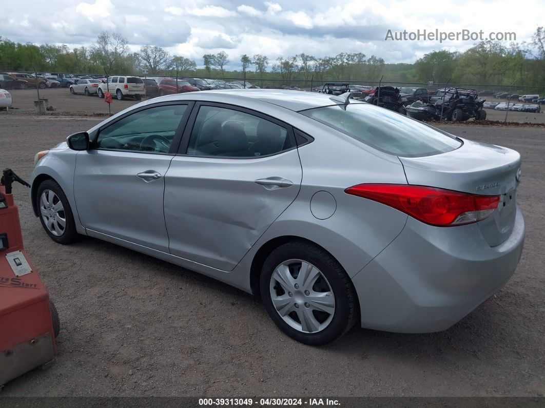 2011 Hyundai Elantra Gls Silver vin: 5NPDH4AE5BH016440