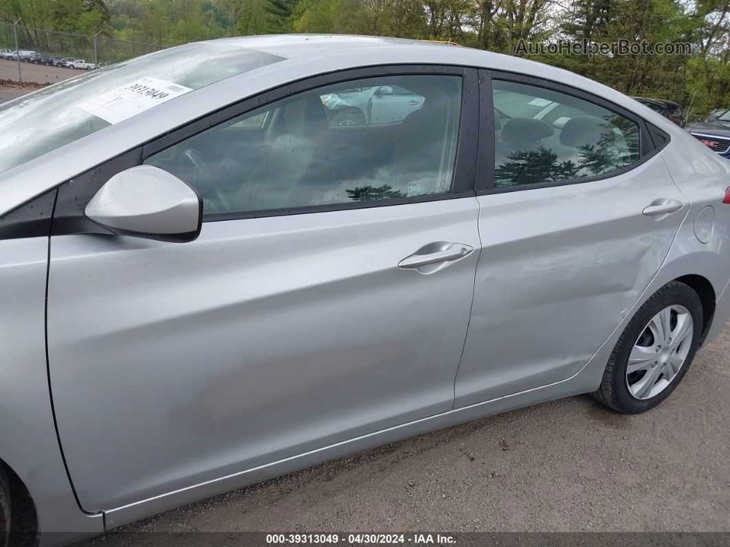 2011 Hyundai Elantra Gls Silver vin: 5NPDH4AE5BH016440