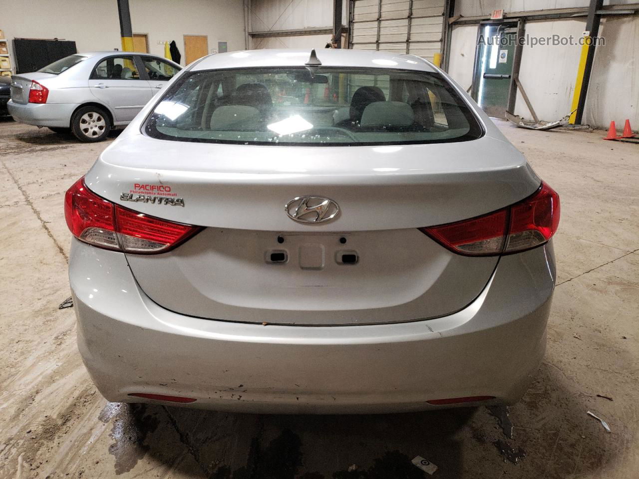 2011 Hyundai Elantra Gls Silver vin: 5NPDH4AE5BH025008