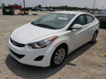 2011 Hyundai Elantra Gls White vin: 5NPDH4AE5BH027499