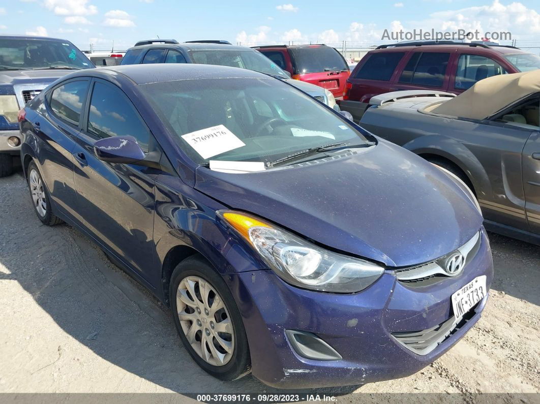 2011 Hyundai Elantra Gls Blue vin: 5NPDH4AE5BH030127