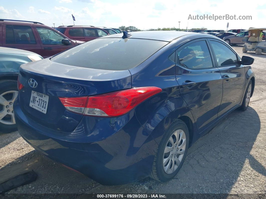 2011 Hyundai Elantra Gls Blue vin: 5NPDH4AE5BH030127