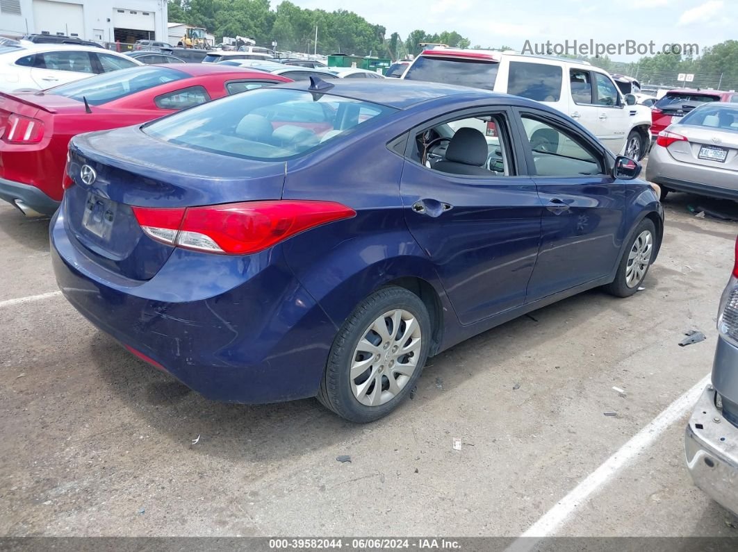 2011 Hyundai Elantra Gls Blue vin: 5NPDH4AE5BH043704