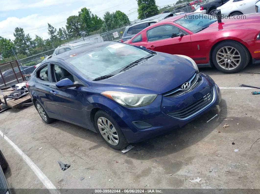 2011 Hyundai Elantra Gls Blue vin: 5NPDH4AE5BH043704