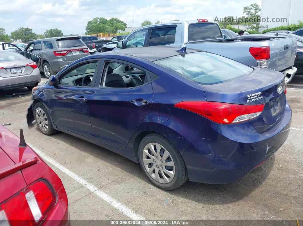 2011 Hyundai Elantra Gls Blue vin: 5NPDH4AE5BH043704