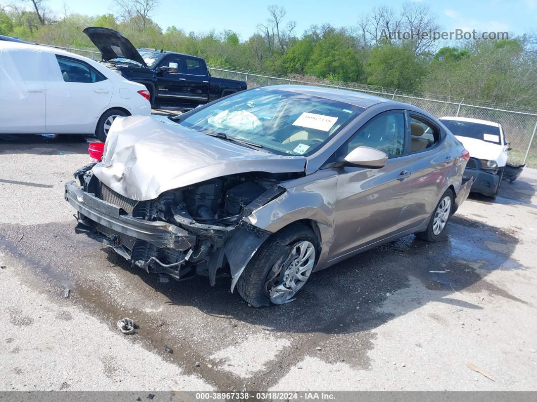 2011 Hyundai Elantra Gls Gray vin: 5NPDH4AE5BH054069