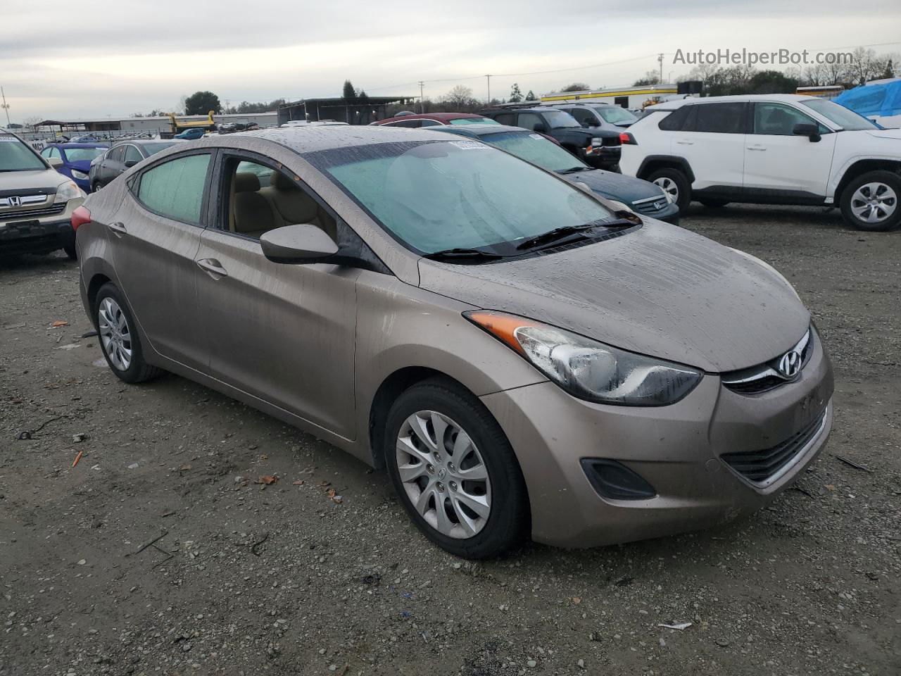 2011 Hyundai Elantra Gls Tan vin: 5NPDH4AE5BH056940