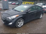 2012 Hyundai Elantra Gls Black vin: 5NPDH4AE5CH070306