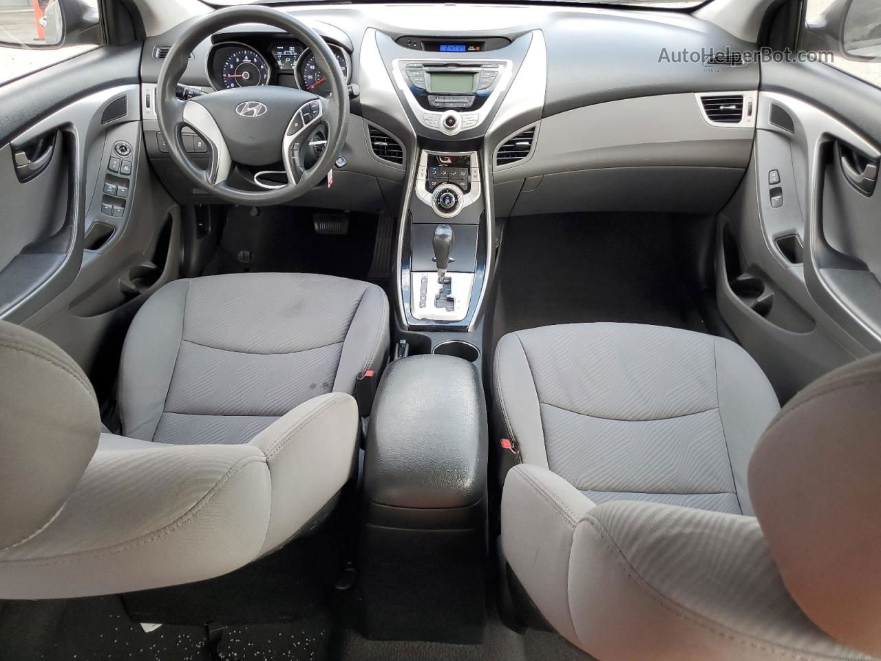 2012 Hyundai Elantra Gls Серый vin: 5NPDH4AE5CH135929