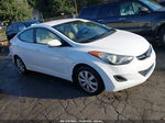 2013 Hyundai Elantra Gls White vin: 5NPDH4AE5DH153199