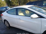 2013 Hyundai Elantra Gls White vin: 5NPDH4AE5DH153199