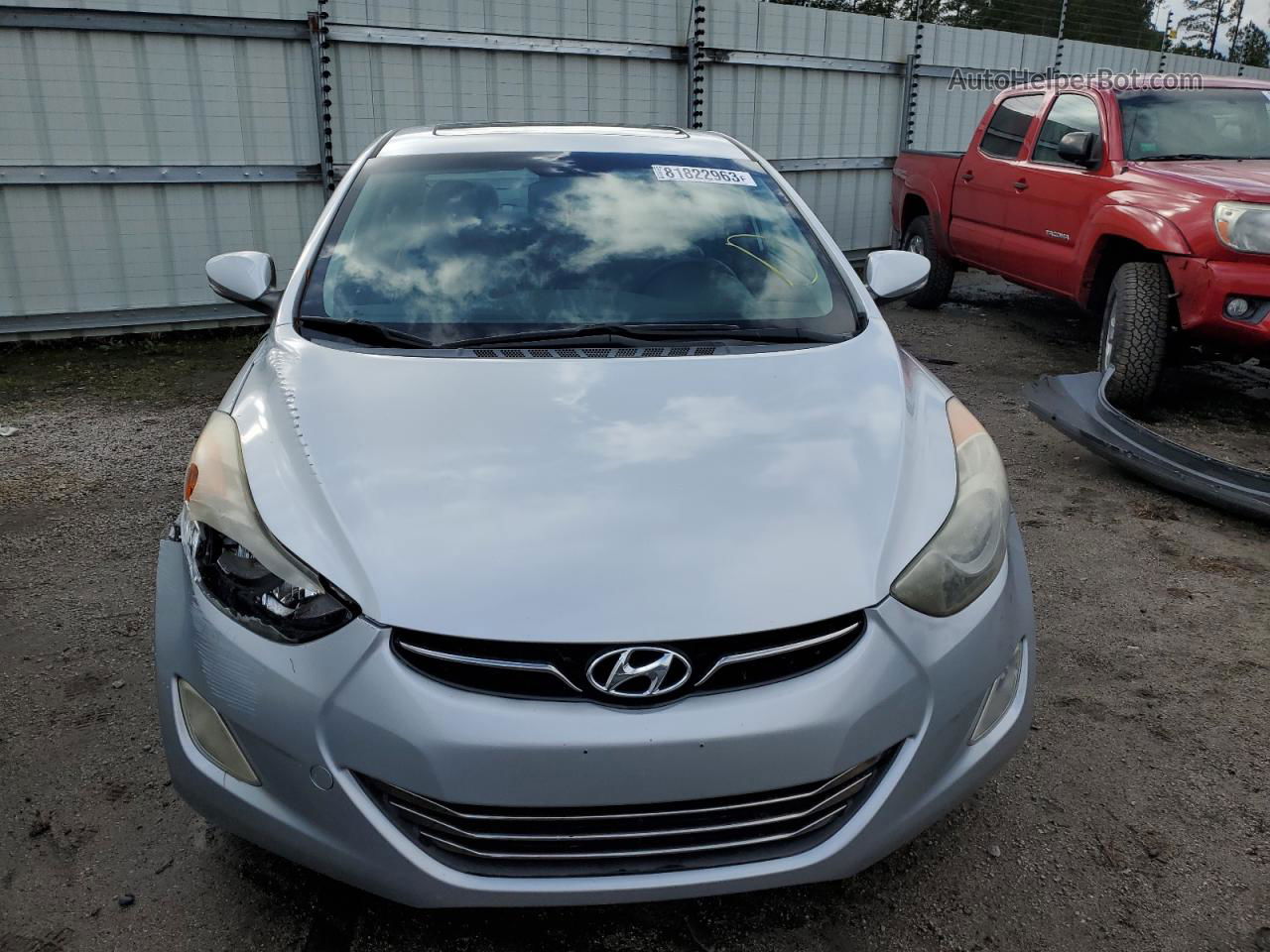 2013 Hyundai Elantra Gls Серебряный vin: 5NPDH4AE5DH153798