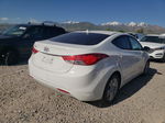 2013 Hyundai Elantra Gls White vin: 5NPDH4AE5DH203129