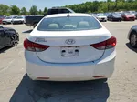 2013 Hyundai Elantra Gls White vin: 5NPDH4AE5DH242223