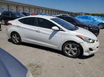 2013 Hyundai Elantra Gls White vin: 5NPDH4AE5DH242223