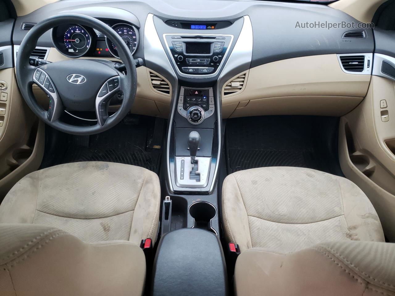 2013 Hyundai Elantra Gls Темно-бордовый vin: 5NPDH4AE5DH264285