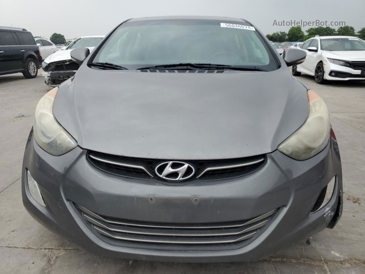 2013 Hyundai Elantra Gls Серый vin: 5NPDH4AE5DH323979