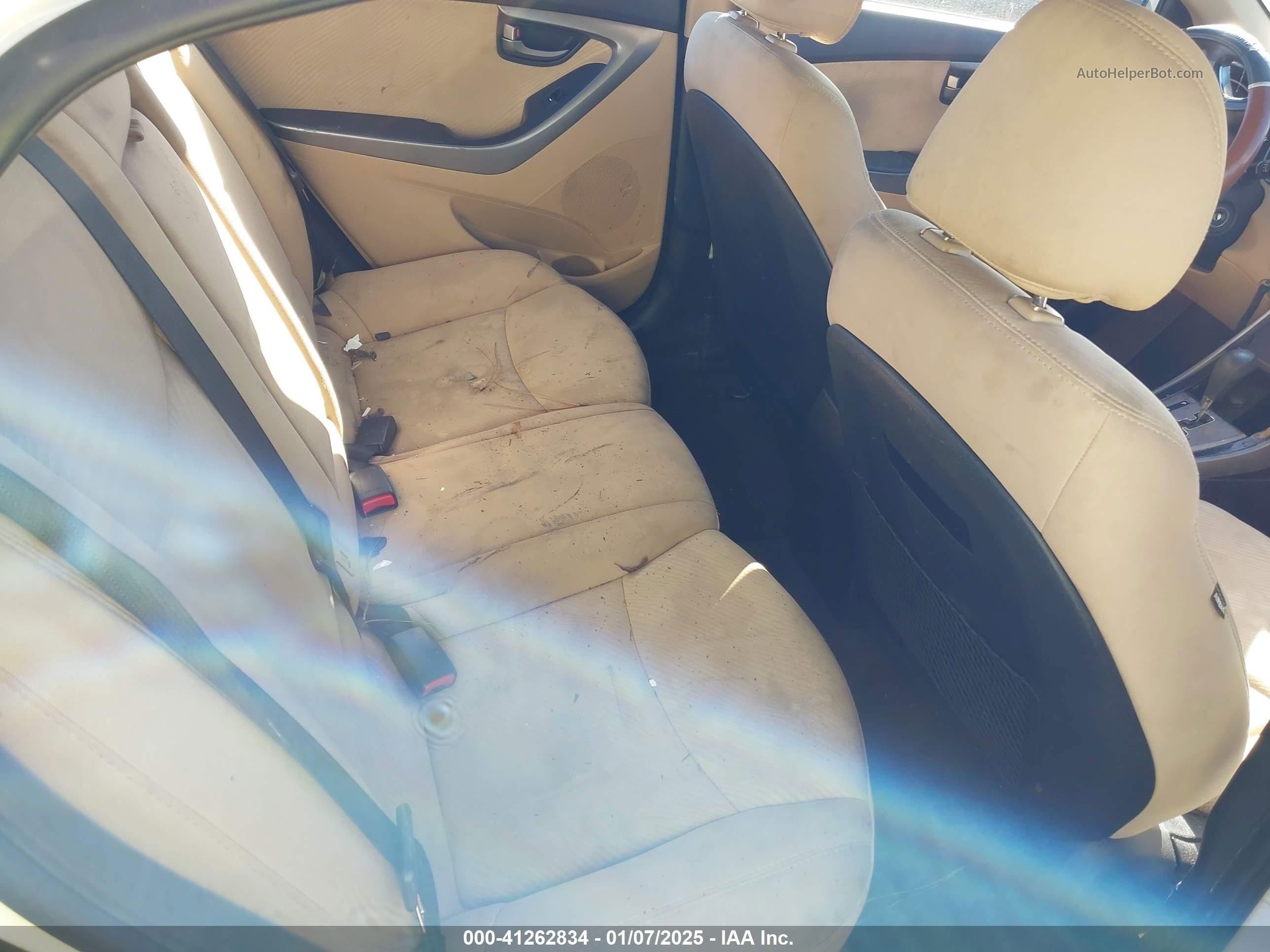 2013 Hyundai Elantra Gls Белый vin: 5NPDH4AE5DH330317
