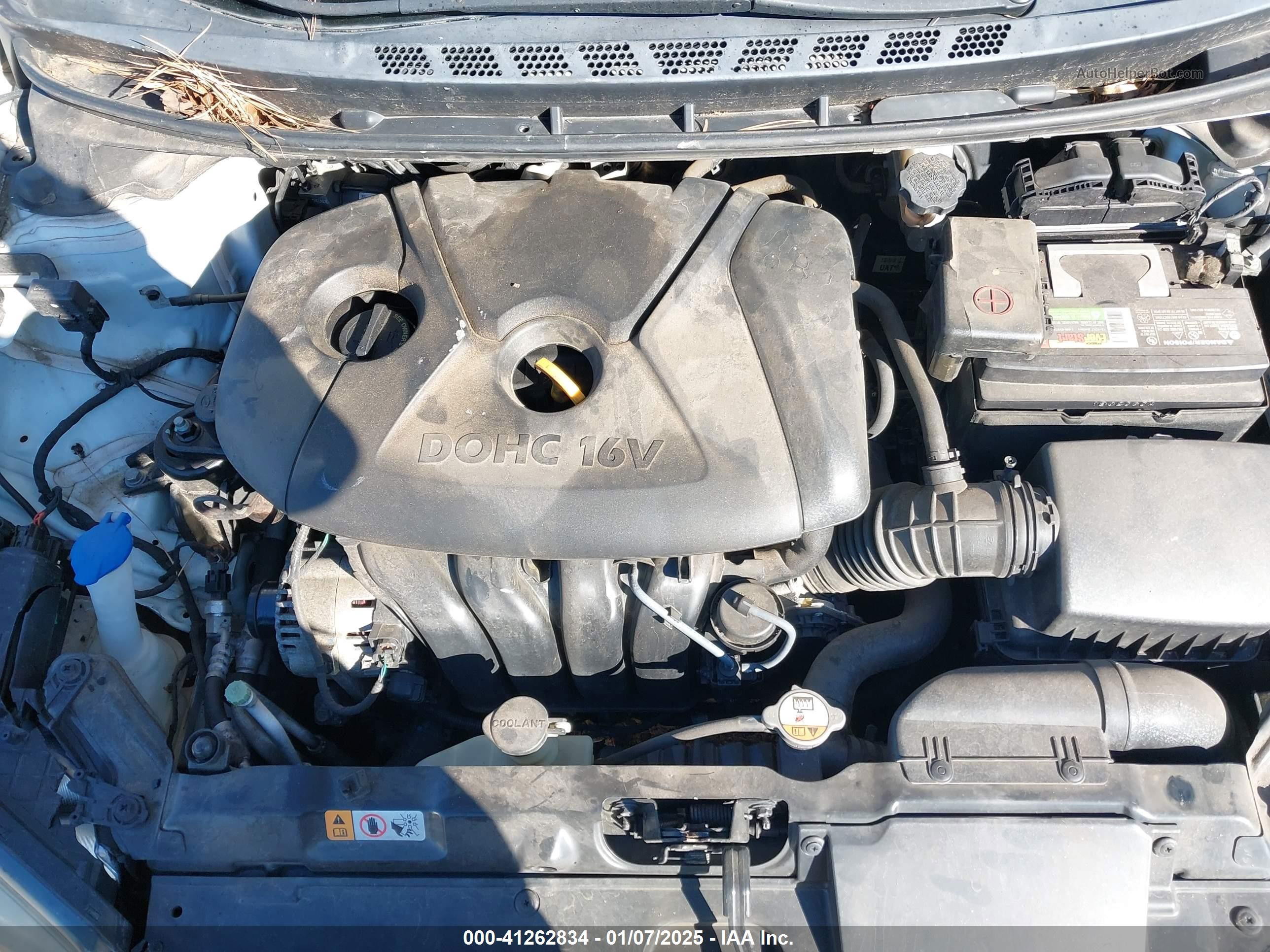 2013 Hyundai Elantra Gls Белый vin: 5NPDH4AE5DH330317