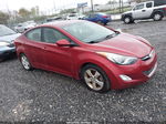 2013 Hyundai Elantra Gls Burgundy vin: 5NPDH4AE5DH347084