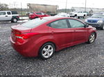 2013 Hyundai Elantra Gls Burgundy vin: 5NPDH4AE5DH347084